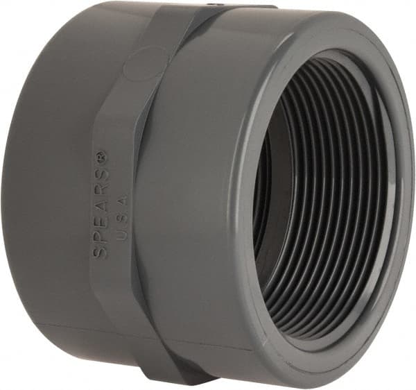 Value Collection - 2" CPVC Plastic Pipe Coupling - Schedule 80, FIPT x FIPT End Connections - Americas Industrial Supply