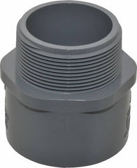 Value Collection - 2" CPVC Plastic Pipe Male Adapter - Schedule 80, MIPT x Slip End Connections - Americas Industrial Supply