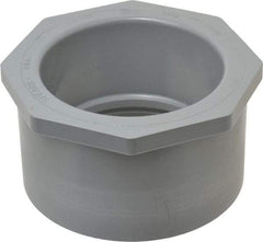 Value Collection - 4 x 3" CPVC Plastic Pipe Bushing - Schedule 80, Spig x Slip End Connections - Americas Industrial Supply