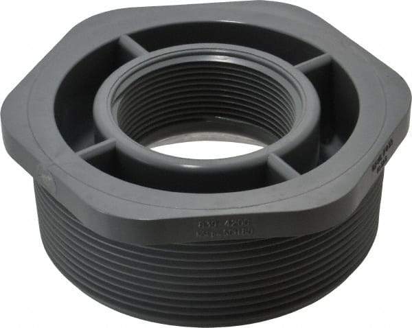 Value Collection - 4 x 2" CPVC Plastic Pipe Bushing - Schedule 80, MIPT x FIPT End Connections - Americas Industrial Supply
