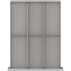 LISTA - 6-Compartment Drawer Divider Layout for 3.15" High Drawers - Americas Industrial Supply
