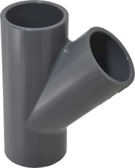 Value Collection - 2" CPVC Plastic Pipe Wye - Schedule 80, Slip End Connections - Americas Industrial Supply