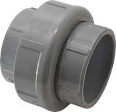 Value Collection - 4" CPVC Plastic Pipe Union with EPDM O-Ring - Schedule 80, Slip x Slip End Connections - Americas Industrial Supply