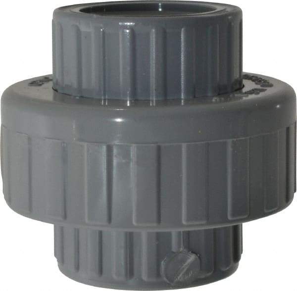 Value Collection - 1" CPVC Plastic Pipe Union with EPDM O-Ring - Schedule 80, FIPT x FIPT End Connections - Americas Industrial Supply