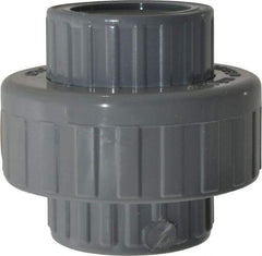 Value Collection - 1" CPVC Plastic Pipe Union with EPDM O-Ring - Schedule 80, FIPT x FIPT End Connections - Americas Industrial Supply