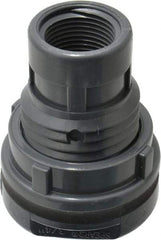 Value Collection - 3/4" PVC Plastic Pipe Bulkhead Tank Adapter - Schedule 80, Slip x FIPT End Connections - Americas Industrial Supply