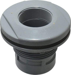 Value Collection - 2" CPVC Plastic Pipe Bulkhead Tank Adapter - Schedule 80, FIPT x FIPT End Connections - Americas Industrial Supply