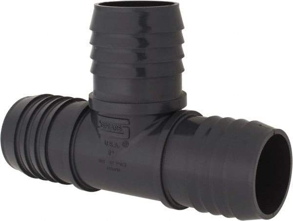 Value Collection - 2" Barb, Multiple Barbed Tube Insert Tee - PVC, Male - Americas Industrial Supply