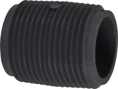Value Collection - 1" Pipe, 1-1/2" Long CPVC Threaded Plastic Pipe Nipple - Schedule 80, Gray - Americas Industrial Supply