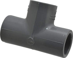 Value Collection - 3/4" CPVC Plastic Pipe Tee - Schedule 80, Slip x Slip x Slip End Connections - Americas Industrial Supply
