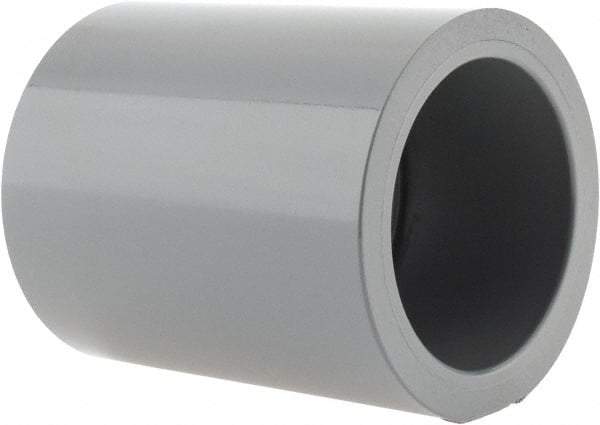 Value Collection - 1-1/4" CPVC Plastic Pipe Coupling - Schedule 80, Slip x Slip End Connections - Americas Industrial Supply