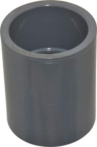 Value Collection - 1-1/2" CPVC Plastic Pipe Coupling - Schedule 80, Slip x Slip End Connections - Americas Industrial Supply