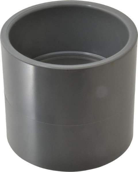 Value Collection - 4" CPVC Plastic Pipe Coupling - Schedule 80, Slip x Slip End Connections - Americas Industrial Supply