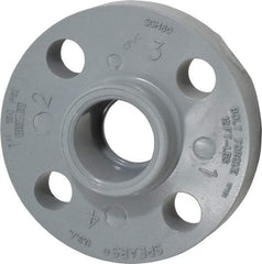 Value Collection - 1" CPVC Plastic Pipe Flange (One Piece) - Slip End Connections - Americas Industrial Supply