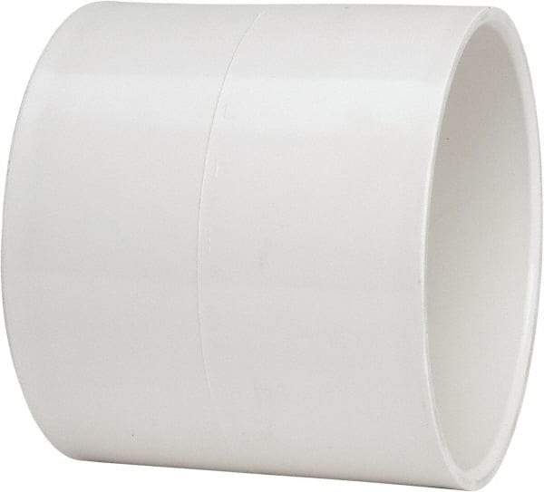B&K Mueller - 6", PVC Drain, Waste & Vent Pipe Coupling - Hub x Hub - Americas Industrial Supply