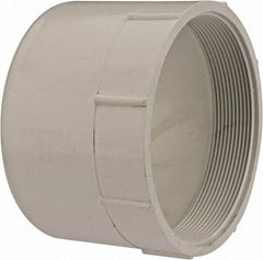 B&K Mueller - 6", PVC Drain, Waste & Vent Pipe Female Adapter - Hub x FIPT - Americas Industrial Supply