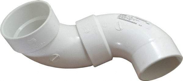 B&K Mueller - 4", PVC Drain, Waste & Vent Pipe 90 Street Elbow - Spig x Hub - Americas Industrial Supply