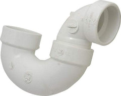 B&K Mueller - 1-1/2", PVC Drain, Waste & Vent Pipe P Trap - Hub x Hub - Americas Industrial Supply