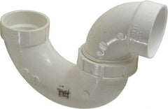 B&K Mueller - 2", PVC Drain, Waste & Vent Pipe P Trap with Union - Hub x Hub - Americas Industrial Supply