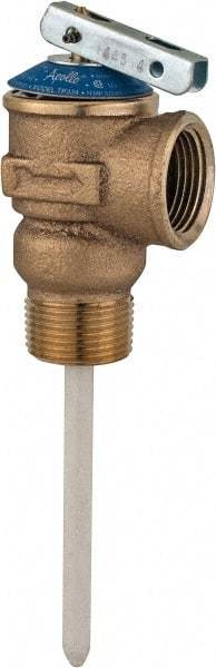 Conbraco - 3/4" Outlet, Water Heater Relief Valve - 150 Max psi, 100,000 BTUs - Americas Industrial Supply