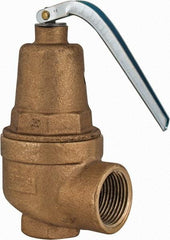 Conbraco - 3/4" Inlet, 1" Outlet, ASME Section IV Safety Relief Valve - 15 Max psi, Bronze, 635,000 BTUs - Americas Industrial Supply