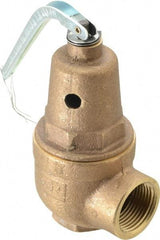 Conbraco - 3/4" Inlet, 1" Outlet, ASME Section IV Safety Relief Valve - 30 Max psi, Bronze, 970,000 BTUs - Americas Industrial Supply