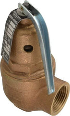 Conbraco - 3/4" Inlet, 1" Outlet, ASME Section IV Safety Relief Valve - 150 Max psi, Bronze, 3,655,000 BTUs - Americas Industrial Supply