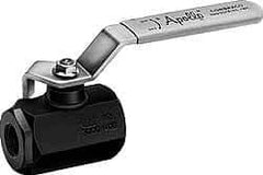 Apollo - 2" Pipe, Standard Port, Carbon Steel Standard Ball Valve - 2 Piece, Inline - One Way Flow, FNPT x FNPT Ends, Lever Handle, 3,000 WOG - Americas Industrial Supply