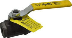 Apollo - 1/4" Pipe, Standard Port, Carbon Steel Standard Ball Valve - 2 Piece, Inline - One Way Flow, FNPT x FNPT Ends, Lever Handle, 2,000 WOG, 150 WSP - Americas Industrial Supply