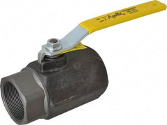 Apollo - 2" Pipe, Standard Port, Carbon Steel Standard Ball Valve - 2 Piece, Inline - One Way Flow, FNPT x FNPT Ends, Lever Handle, 1,500 WOG, 150 WSP - Americas Industrial Supply