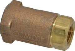 Conbraco - 3/8" Bronze Check Valve - Inline, FNPT x FNPT - Americas Industrial Supply