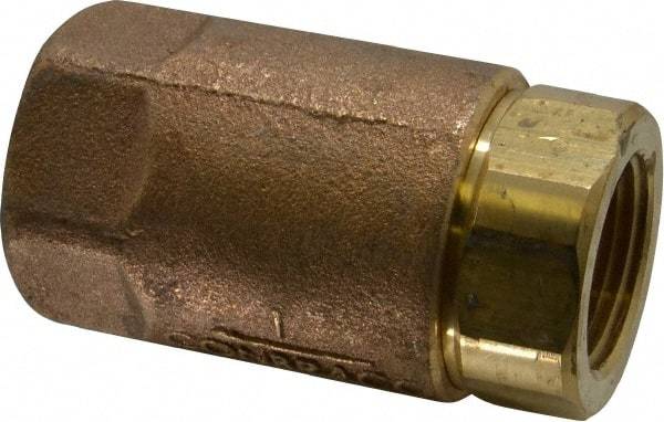 Conbraco - 1" Bronze Check Valve - Inline, FNPT x FNPT - Americas Industrial Supply