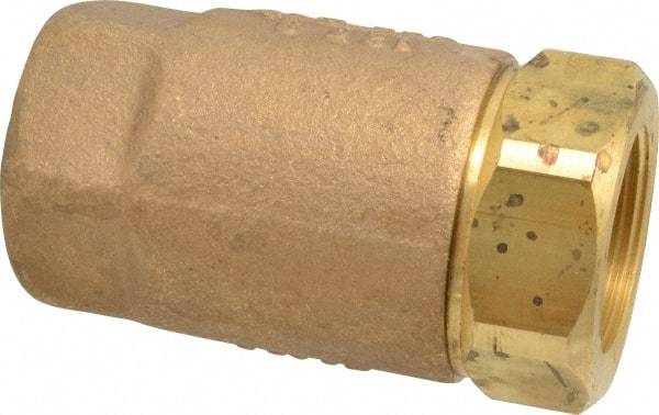 Conbraco - 1-1/4" Bronze Check Valve - Inline, FNPT x FNPT - Americas Industrial Supply