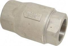 Conbraco - 2" Stainless Steel Check Valve - Inline, FNPT x FNPT - Americas Industrial Supply