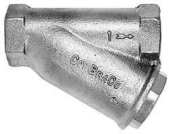 Conbraco - 1/8" Pipe, FNPT Ends, Cast Bronze Y-Strainer - 400 psi WOG Rating - Americas Industrial Supply