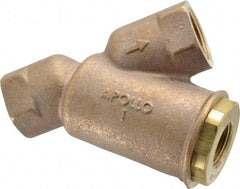 Conbraco - 1" Pipe, FNPT Ends, Cast Bronze Y-Strainer - 400 psi WOG Rating - Americas Industrial Supply
