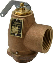 Conbraco - 3/4" Inlet, 1" Outlet, ASME Safety Relief Valve - 30 Max psi, Bronze, 710,000 BTUs - Americas Industrial Supply