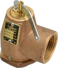 Conbraco - 3/4" Inlet, 1" Outlet, ASME Safety Relief Valve - 40 Max psi, Bronze, 870,000 BTUs - Americas Industrial Supply