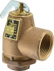 Conbraco - 3/4" Inlet, 1" Outlet, ASME Safety Relief Valve - 50 Max psi, Bronze, 1,035,000 BTUs - Americas Industrial Supply