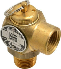 Conbraco - 1/2" Inlet, 1/2" Outlet, ASME Safety Relief Valve - 40 Max psi, Bronze, 305,000 BTUs - Americas Industrial Supply