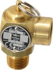 Conbraco - 1/2" Inlet, 1/2" Outlet, ASME Safety Relief Valve - 50 Max psi, Bronze, 365,000 BTUs - Americas Industrial Supply