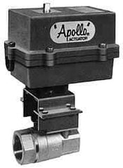 Apollo - 1" Pipe, 2,000 psi WOG Rating Carbon Steel Electric Actuated Ball Valve - Standard Port, 150 psi WSP Rating, Threaded (NPT) End Connection - Americas Industrial Supply