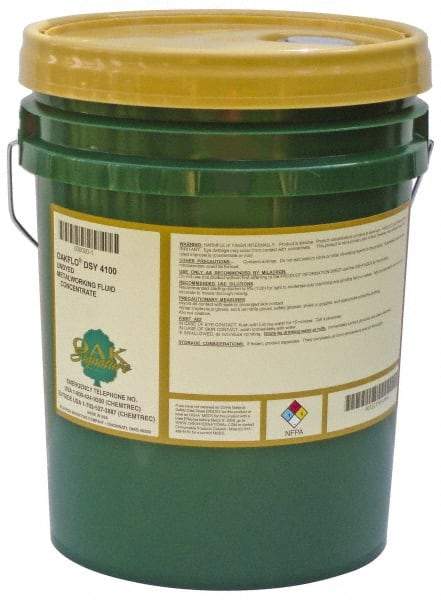 Oak Signature - Oakflo DSY 4100, 5 Gal Pail Grinding Fluid - Synthetic, For Machining - Americas Industrial Supply