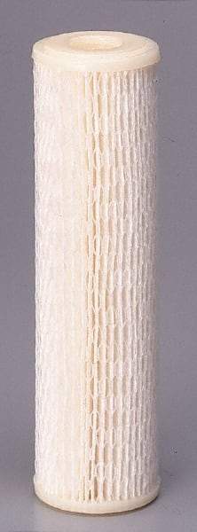 Pentair - 2-5/8" OD, 5µ, Cellulose Polyester Pleated Cartridge Filter - 20" Long, Reduces Sediments - Americas Industrial Supply