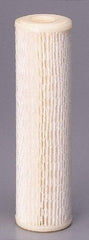 Pentair - 4-1/2" OD, 50µ, Non-Woven Polyester Pleated Cartridge Filter - 9-3/4" Long, Reduces Sediments - Americas Industrial Supply