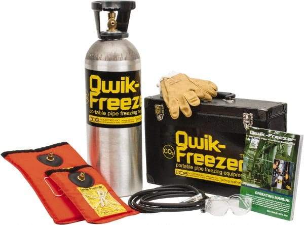 Made in USA - Quick Freezing Kit - 3/8 to 1-1/2" Pipe Capacity - Americas Industrial Supply