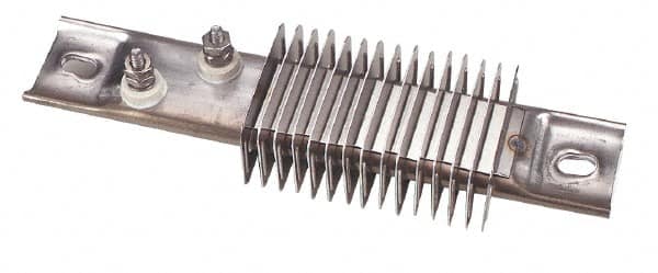 Hotwatt - 120 Volt, 400 Watt, 8" Long Channel Strip Heater - 3-1/4" Fin Length, 48 Watt per Sq In - Americas Industrial Supply