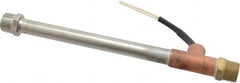 Hotwatt - 6.37" Long 400 Watt Inline Heater - 22 Watt/Sq In, 120 Volt, 12 Leads - Americas Industrial Supply