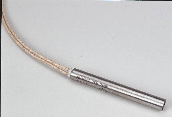 Hotwatt - 240 Volt, 5/8" Diam, 300 Watt, Low Density Cartridge Heater - 3-1/2" Long, 50 Watts per Sq In - Americas Industrial Supply