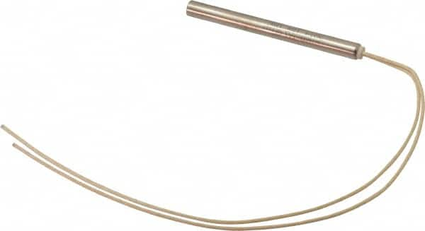 Hotwatt - 120 Volt, 3/8" Diam, 220 Watt, Low Density Cartridge Heater - 4" Long, 50 Watts per Sq In - Americas Industrial Supply